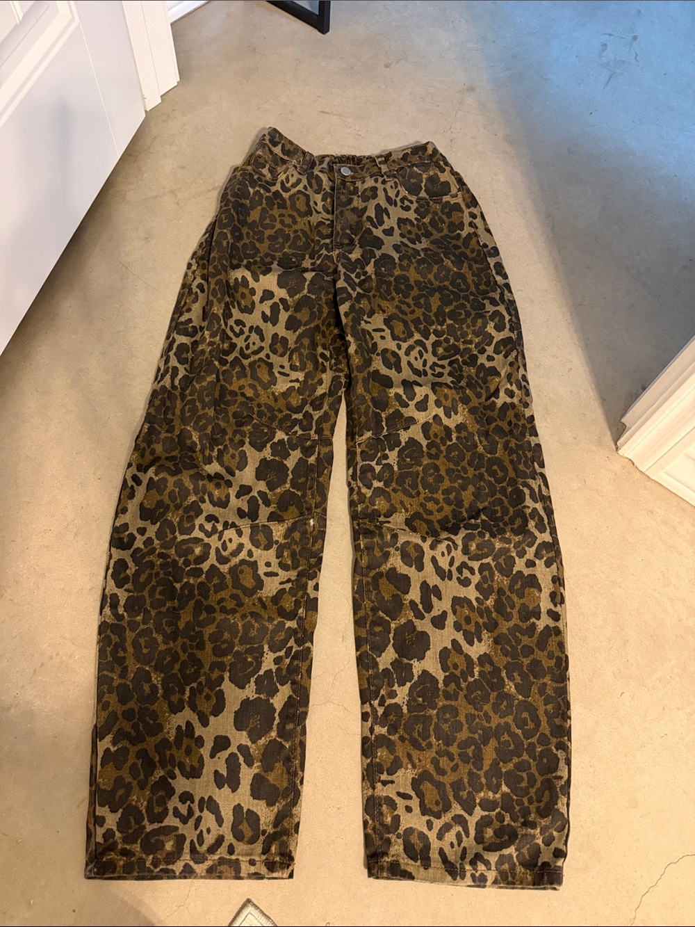 Leopard print pants